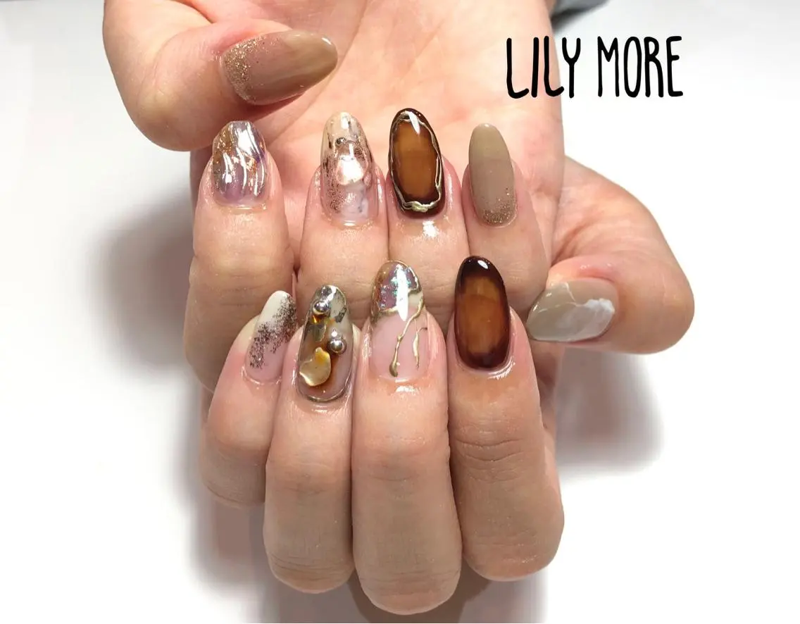 ネイル ニュアンスネイル Lily closetのネイルデザイン