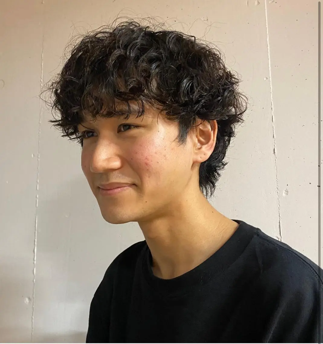 パーマ メンズ メンズパーマ Yuki☺︎パーマ レイヤーカットのヘアスタイル