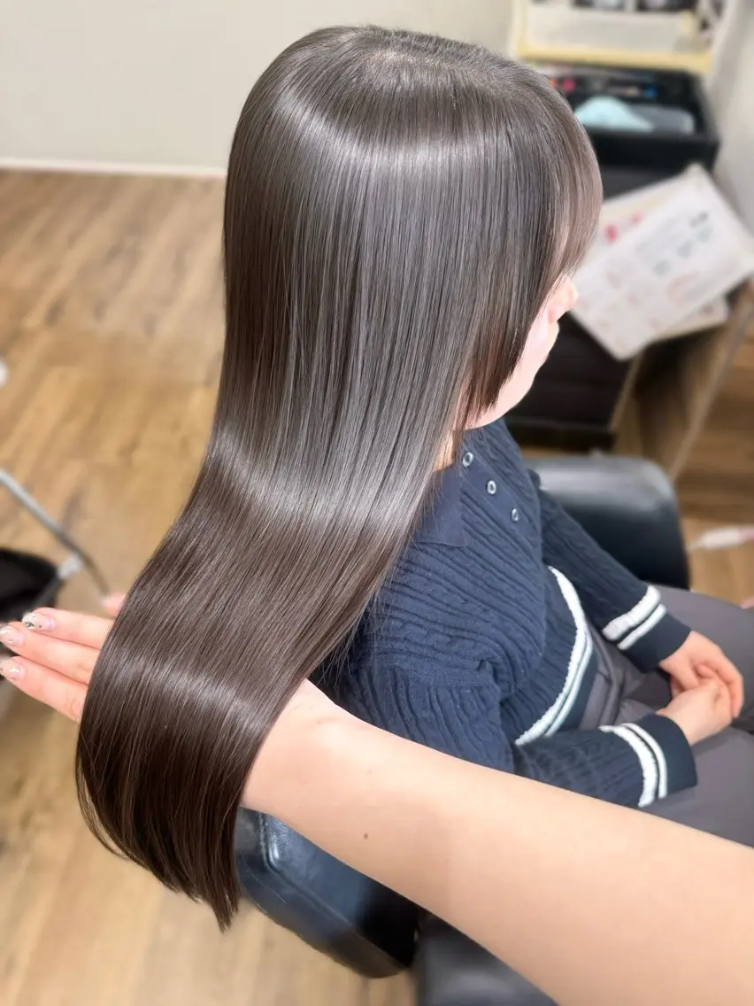 セミロング カット 縮毛矯正 💎髪質改善/縮毛 矯正💎 はるかのヘアスタイル