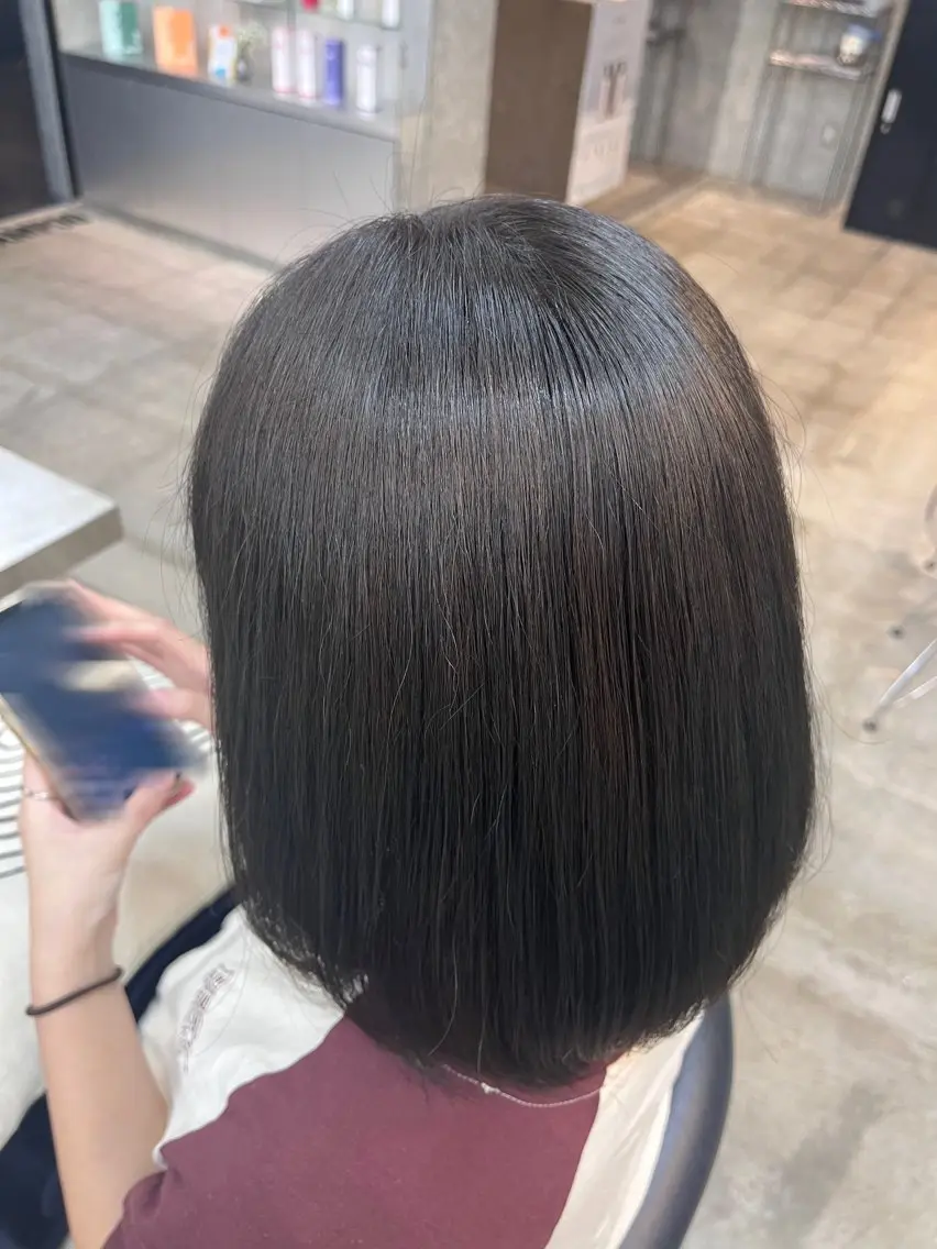 カラー アッシュ アッシュグレー アッシュグレージュ 透明感カラー グレージュ ヘアカラー 🪄くすみカラー❇️ 名塚比奈乃🪄のヘアスタイル