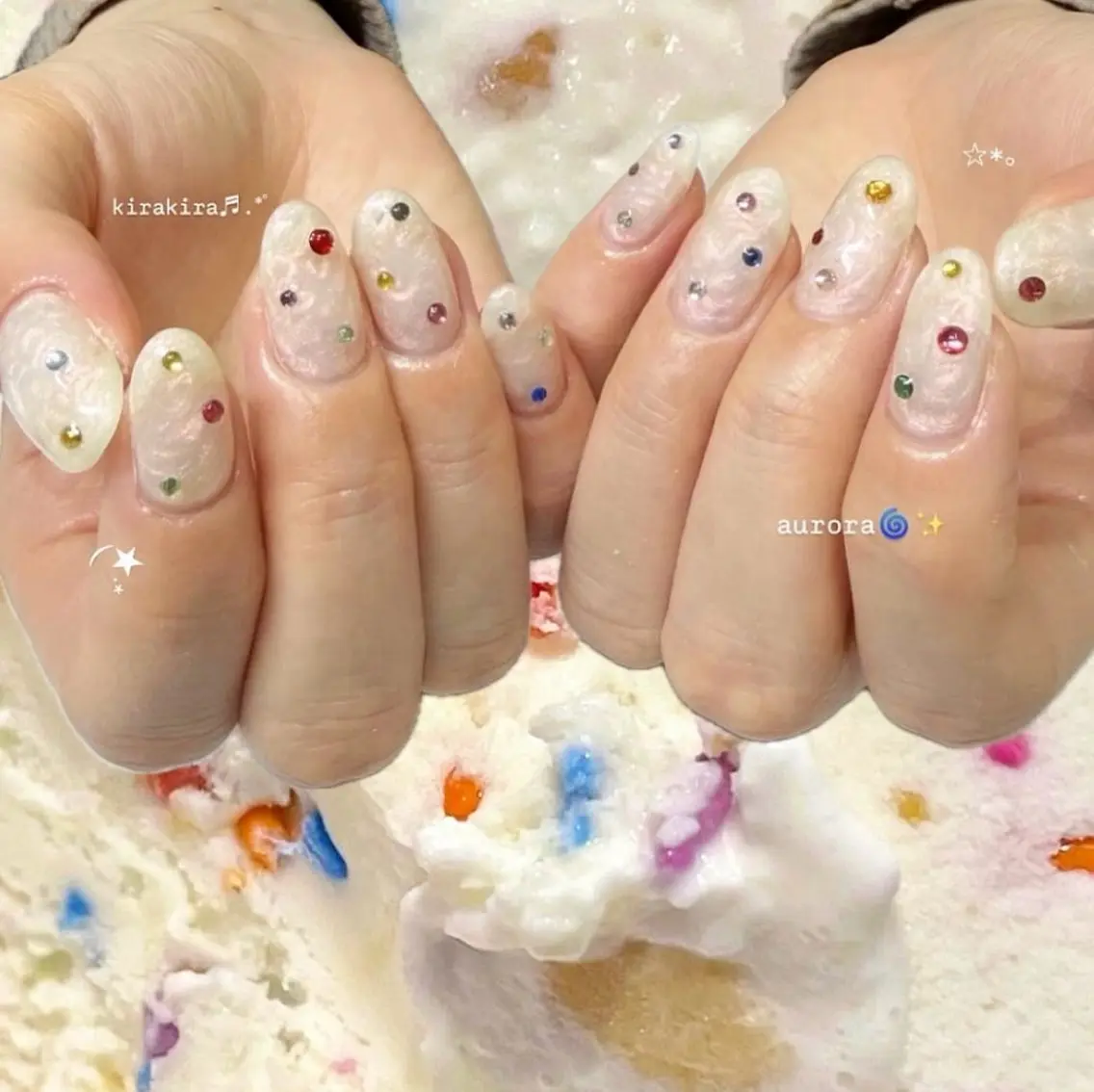 ネイル ハンドネイル koyuki.🍓 博多/ポップネイルのネイルデザイン