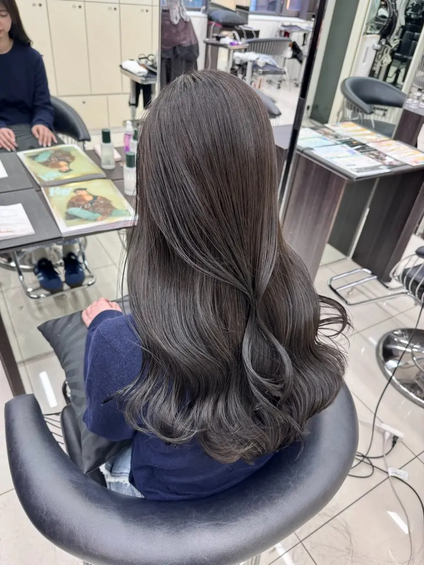 ミディアム カラー トリートメント 菅原 絆のヘアスタイル