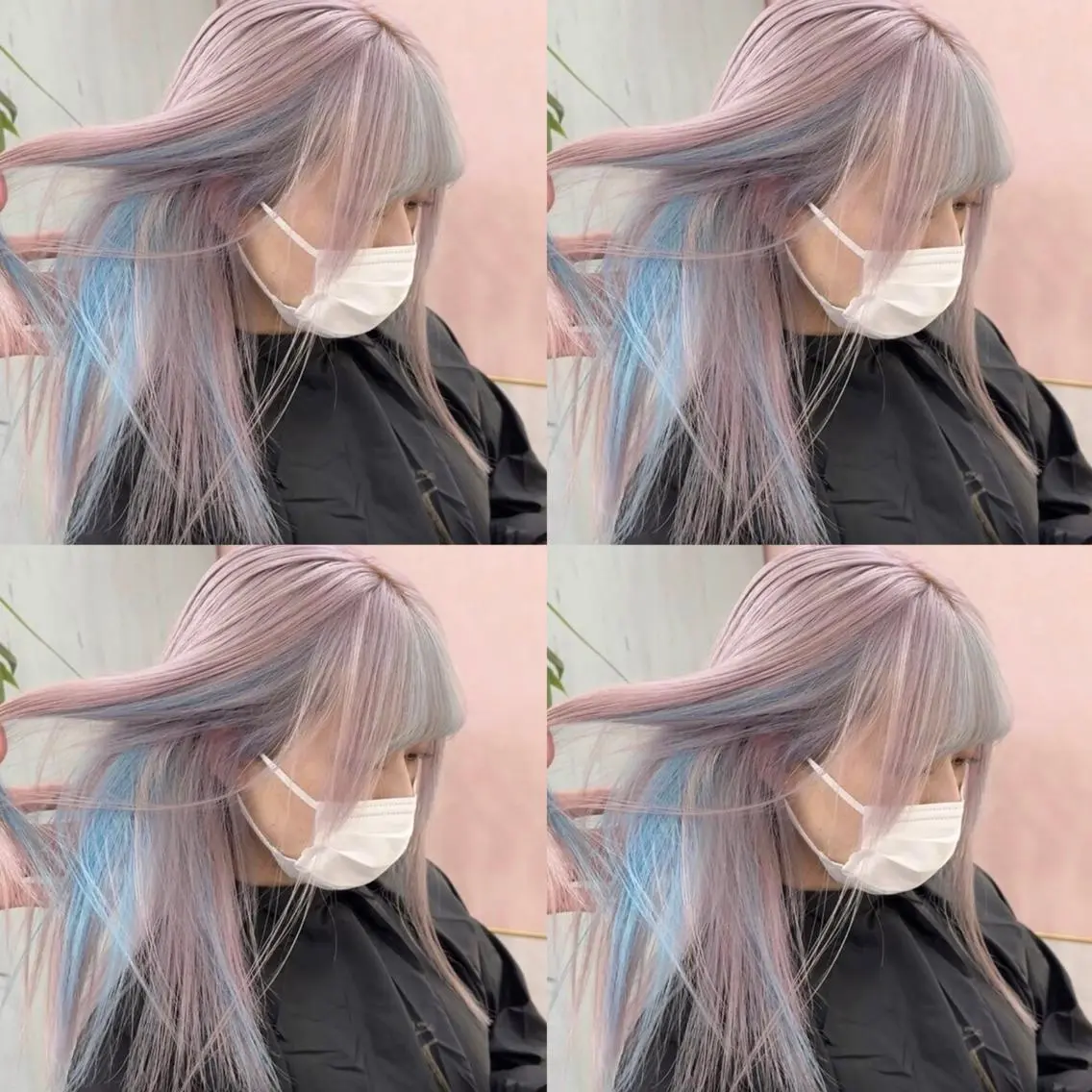 ロング カラー パーマ ヘアアレンジ メンズ キッズ ネイル マツエク・マツパ アイブロウ ヘアカラー トリートメント 💖オタク美容師 ꒰ঌ♡モモ♡໒꒱のヘアスタイル