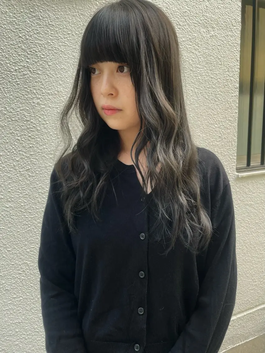 ロング カラー ベージュカラー オリーブベージュ カット ヘアカラー トリートメント 🪐ナチュラルモード ヘア🪐honokaのヘアスタイル