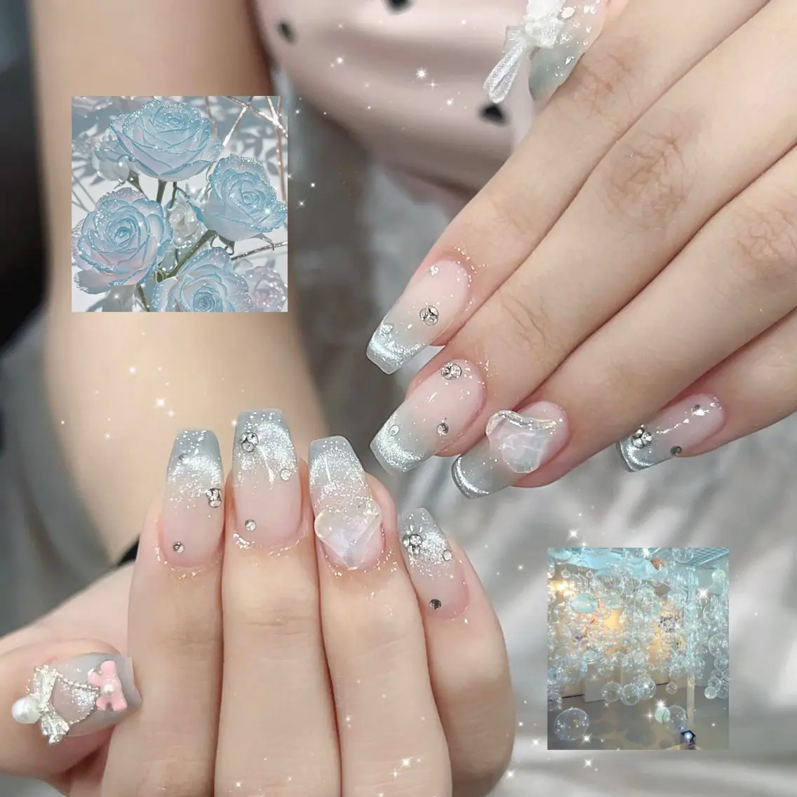 ネイル ハンドネイル 🪄mimi🎀 Midori🪽のネイルデザイン
