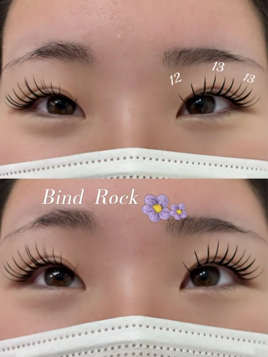 マツエク・マツパ バインドロック Allure ARAREのマツエク・マツパデザイン