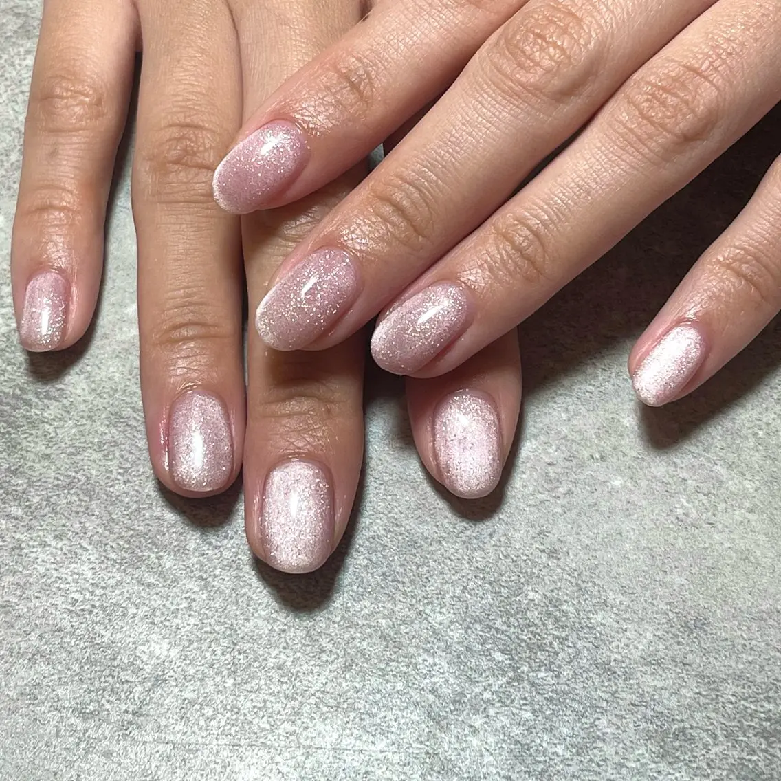 ネイル ピンク ハンドネイル Sun Brown Mireiのネイルデザイン