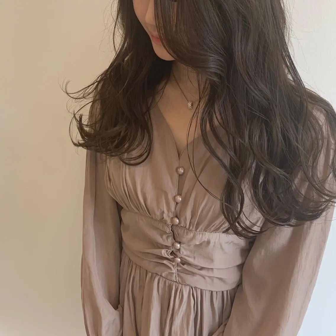 ロング カラー 鈴木 まりやのヘアスタイル