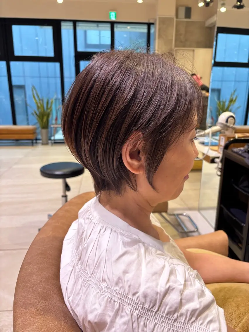 ショート カラー カット ヘアカラー トリートメント 【7月🉐メニュー】 ショート特化/荒砂のヘアスタイル