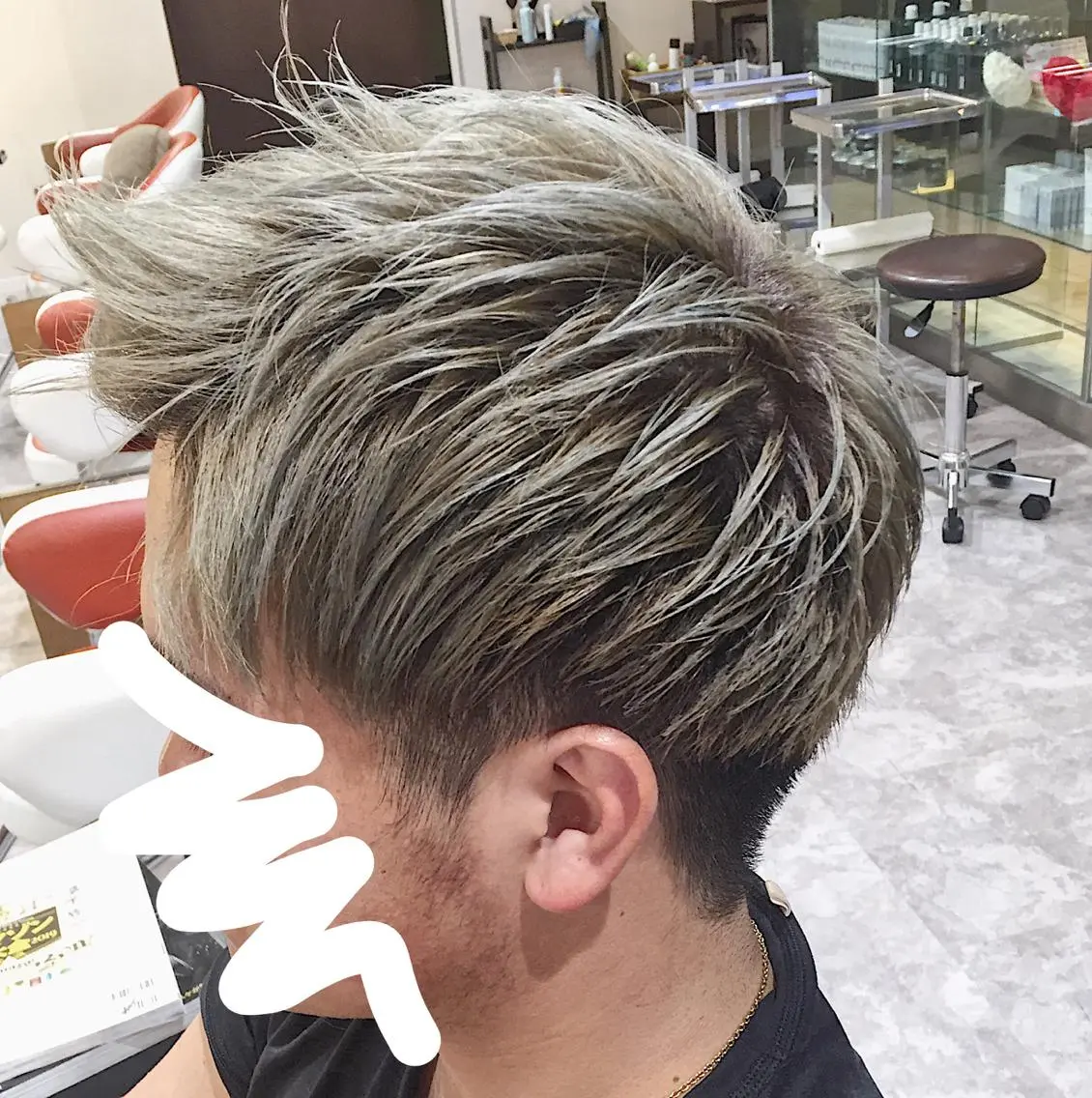 カラー メンズ イルミナカラー 髪質改善/艶カラー /EisoAkariのヘアスタイル