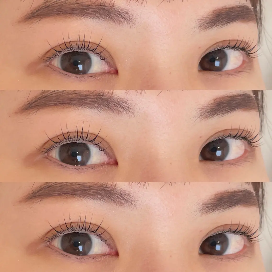 マツエク・マツパ ナチュラル パリジェンヌラッシュリフト まつげパーマ 一重×まつ毛パーマ 表参道eyelist KONOMIのマツエク・マツパデザイン