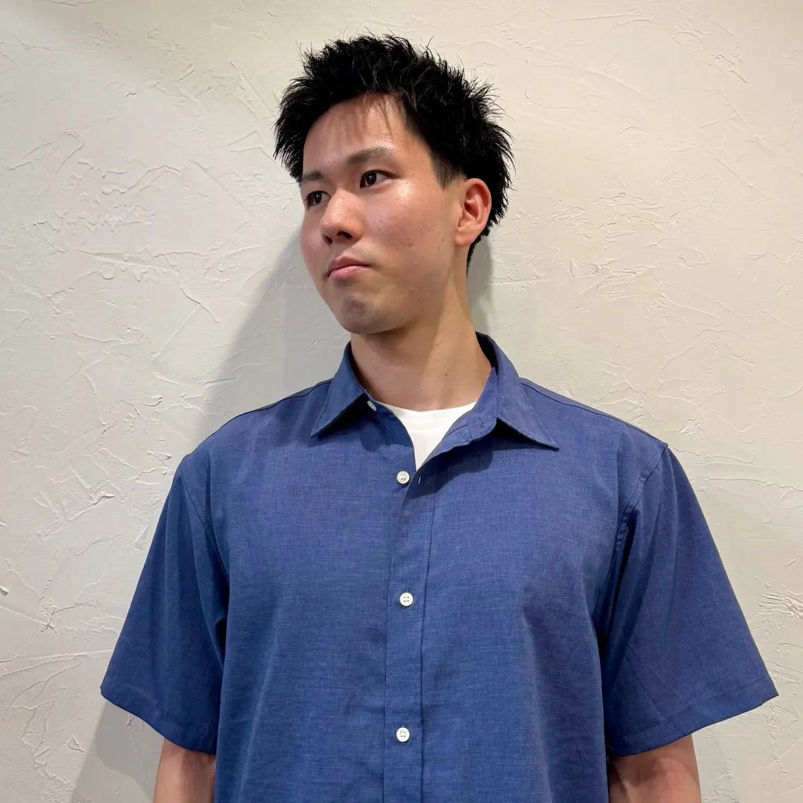 ショート メンズ アップバング メンズ就活ヘア メンズパーマ メンズショート スパイキーショート 【池袋/スパイキー ショート】ⓝⓘⓜⓤのヘアスタイル