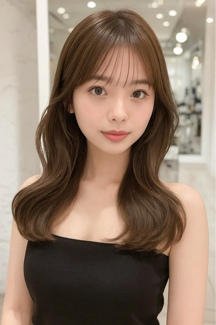 セミロング 🌟髪質改善と艶 ✨相場つかさのヘアスタイル
