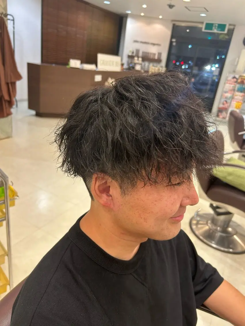 メンズカットの写真