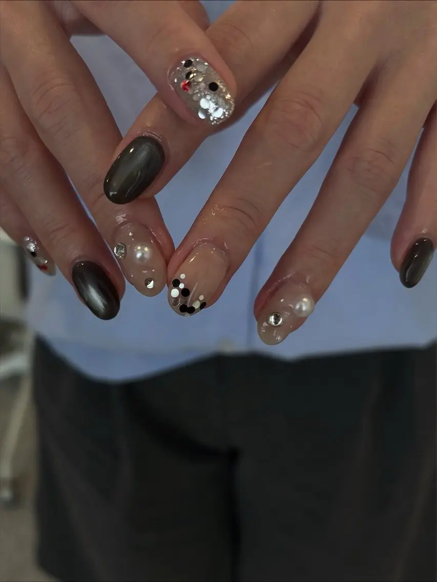 ネイル ホログラムネイル ハンドネイル nao＿nail .929のネイルデザイン