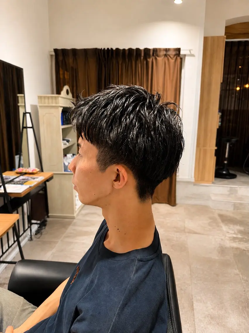 ショート メンズ ショートヘア カット 透明感/暖色カラー /カットいっきのヘアスタイル