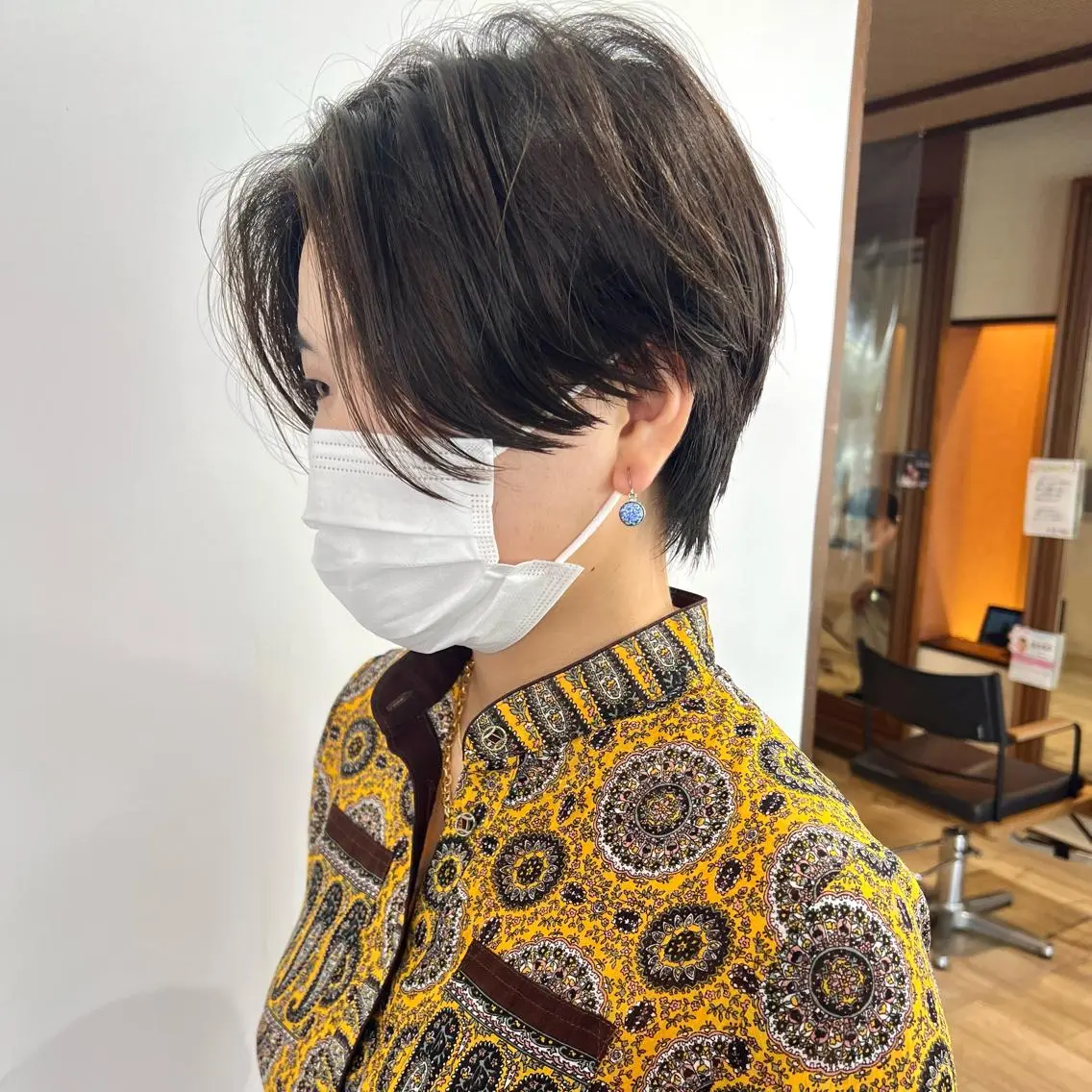 ショート ハンサムショート ショートヘア カット ブリーチなしで透明感 カラー松内真太のヘアスタイル