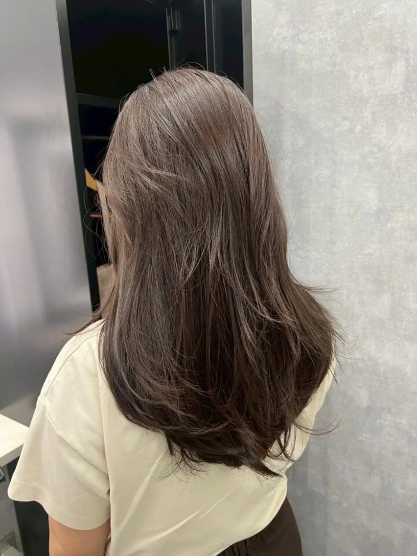 【🫧うる艶カラー🫧】艶カラー+セラミドTR ¥6600の写真