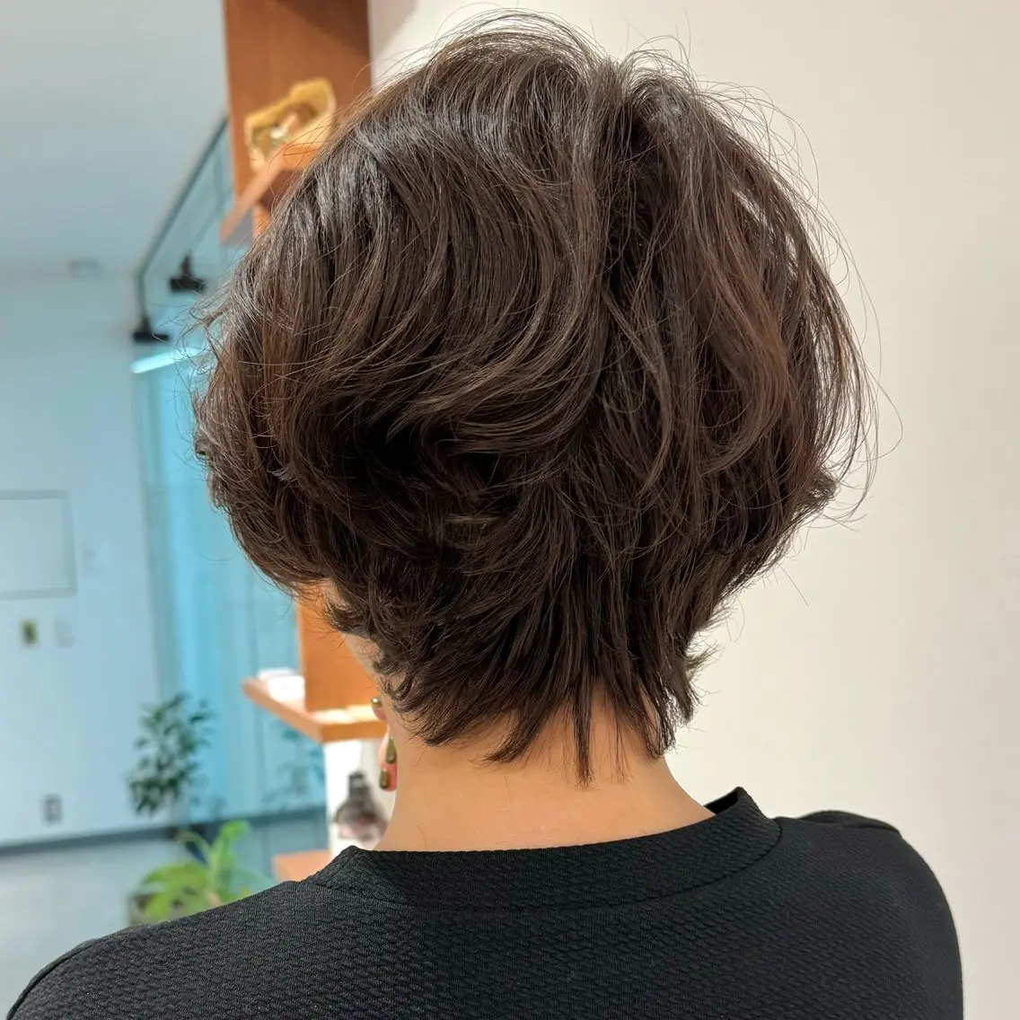 ショート パーマ ショートヘア ひなた あゆみのヘアスタイル