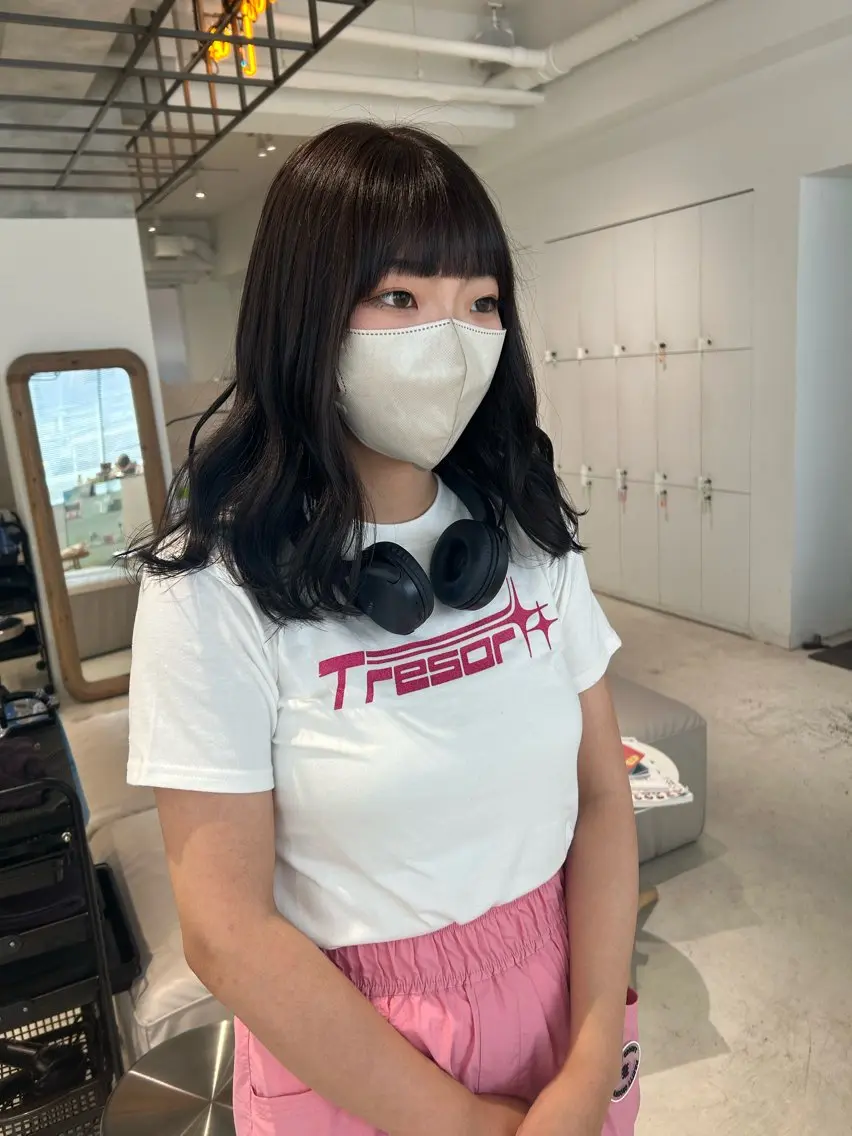ミディアム カラー 透明感カラー グレージュ カット ヘアカラー トリートメント 透明感カラー🫧 nanohaのヘアスタイル