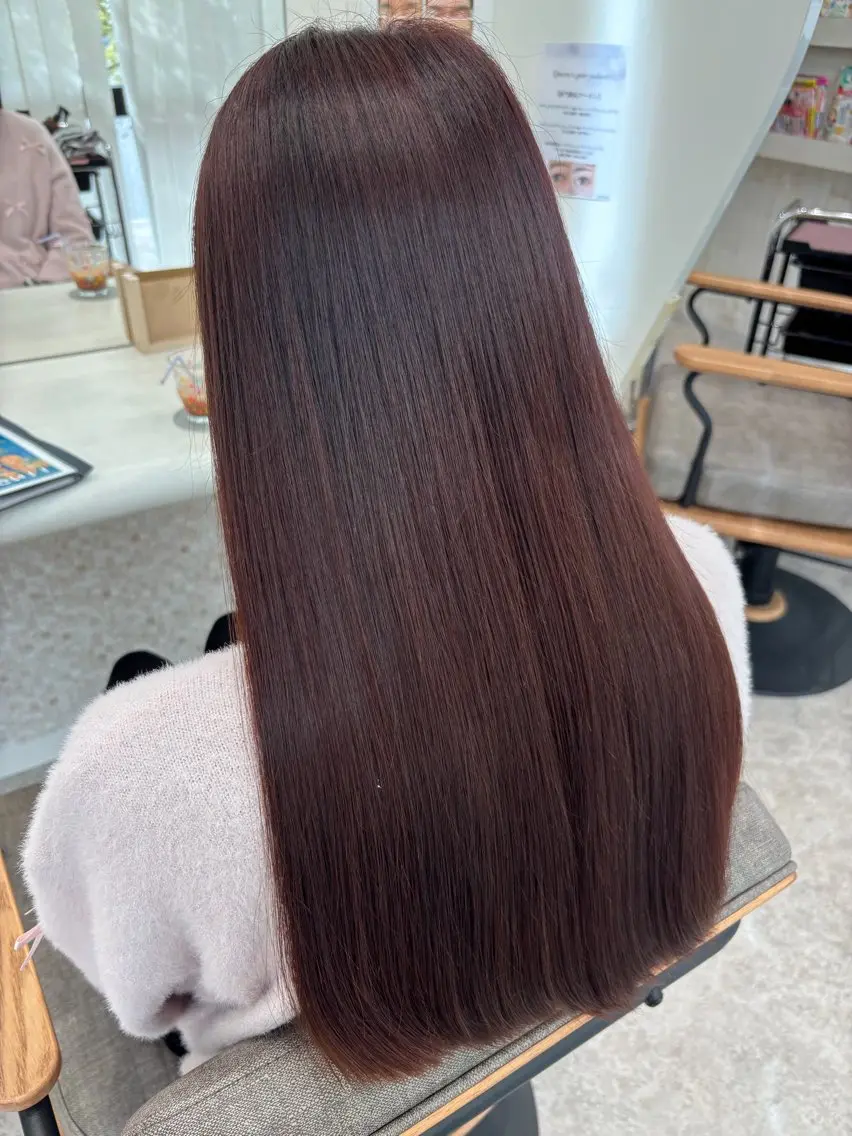 ロング カラー ヘアカラー 志村 梨帆のヘアスタイル