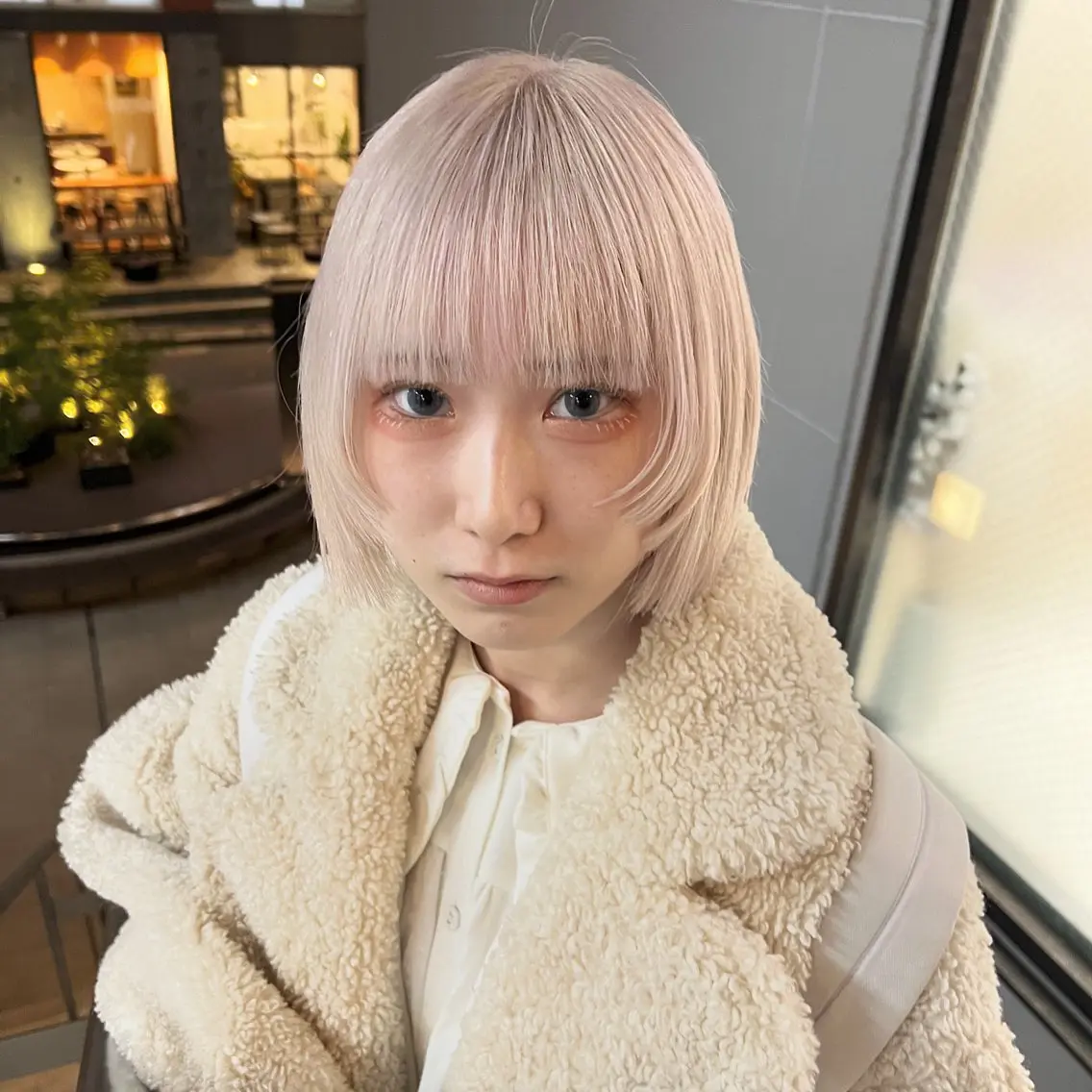 ショート カラー ブリーチ ケアブリーチ レイヤーカット/ボブ ウルフ/縮毛矯正🪄のヘアスタイル