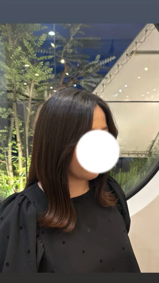 ミディアム MAHAE 中司のヘアスタイル