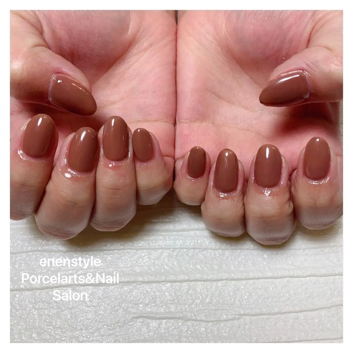 ミディアム ネイル 🐾enen style 🐾のネイルデザイン