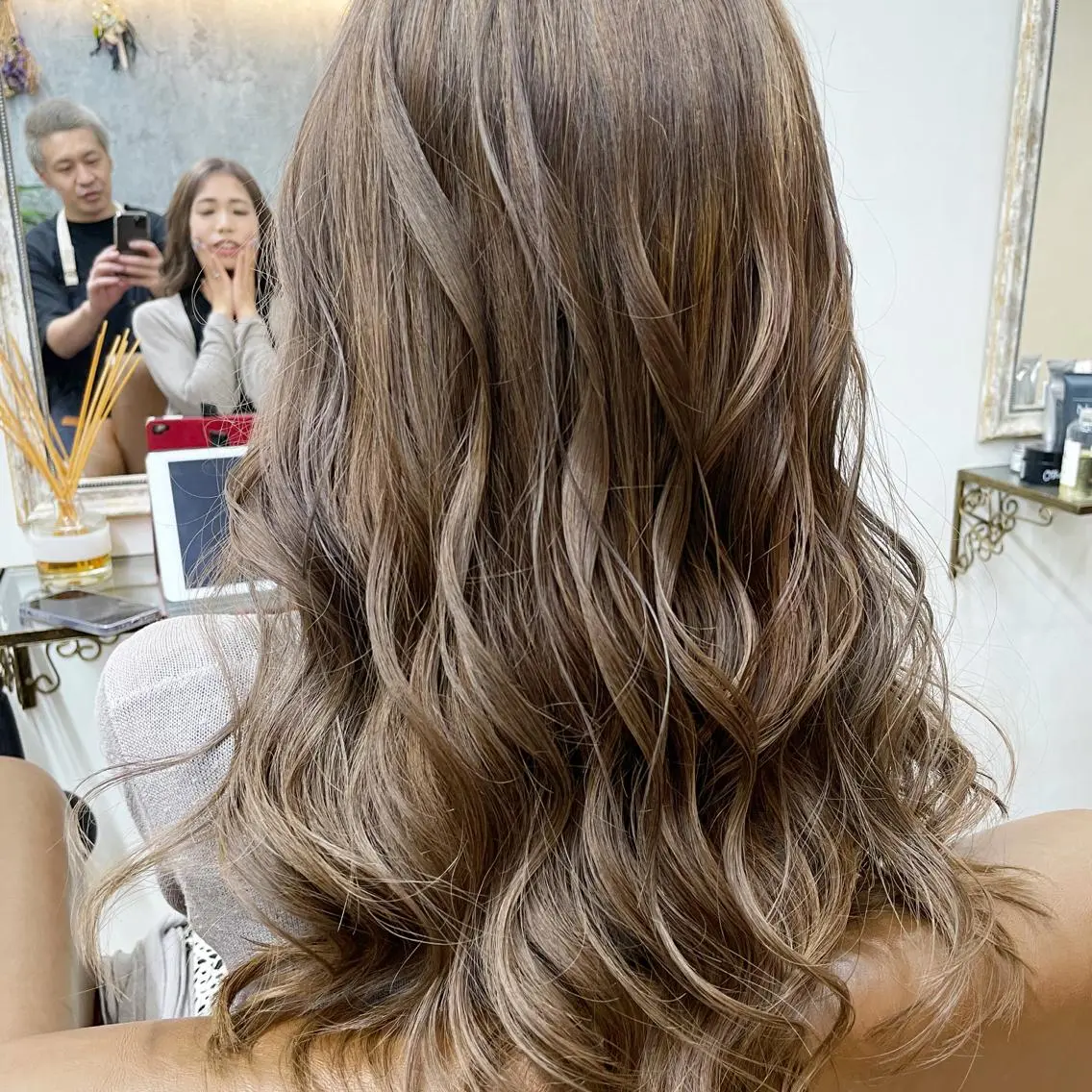 カラー ベージュカラー TOWA 野村　コウダイのヘアスタイル