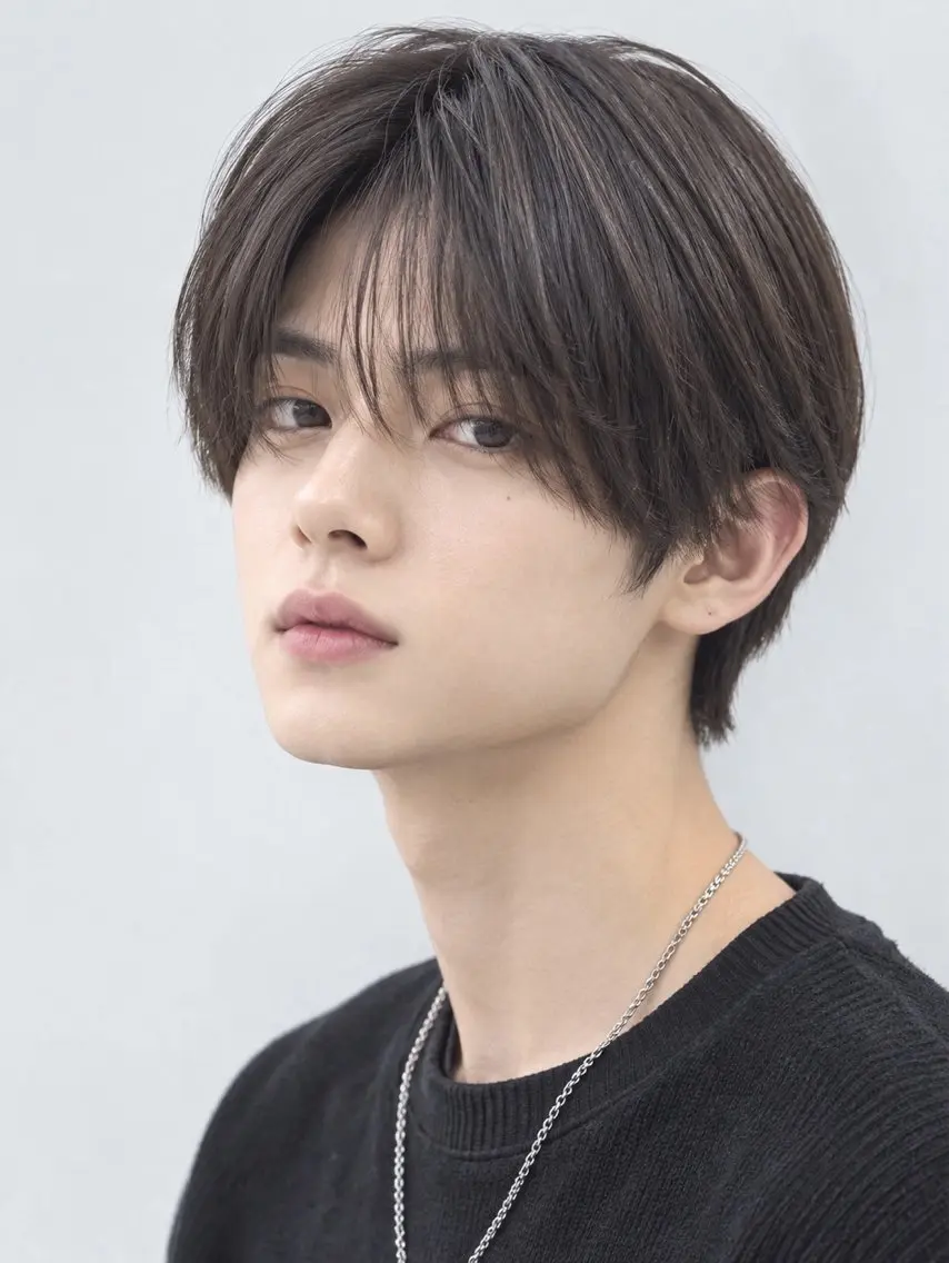 メンズ カット naco透明感カラー レイヤーカット🩰のヘアスタイル