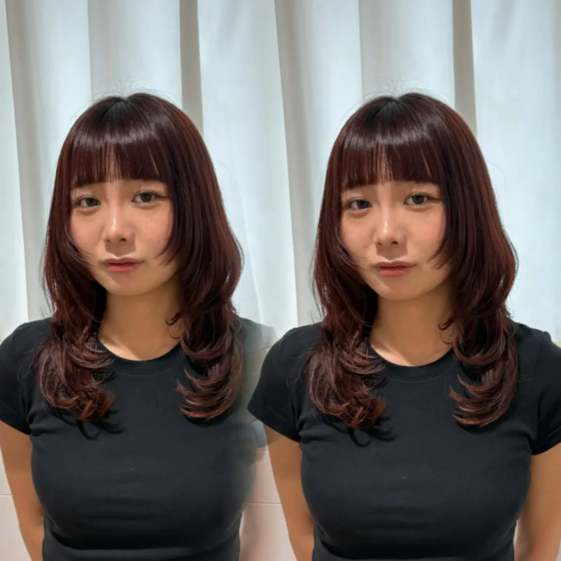 ロング ハイレイヤー レイヤーカット カット Kurumi 🩰カットモデル募集のヘアスタイル