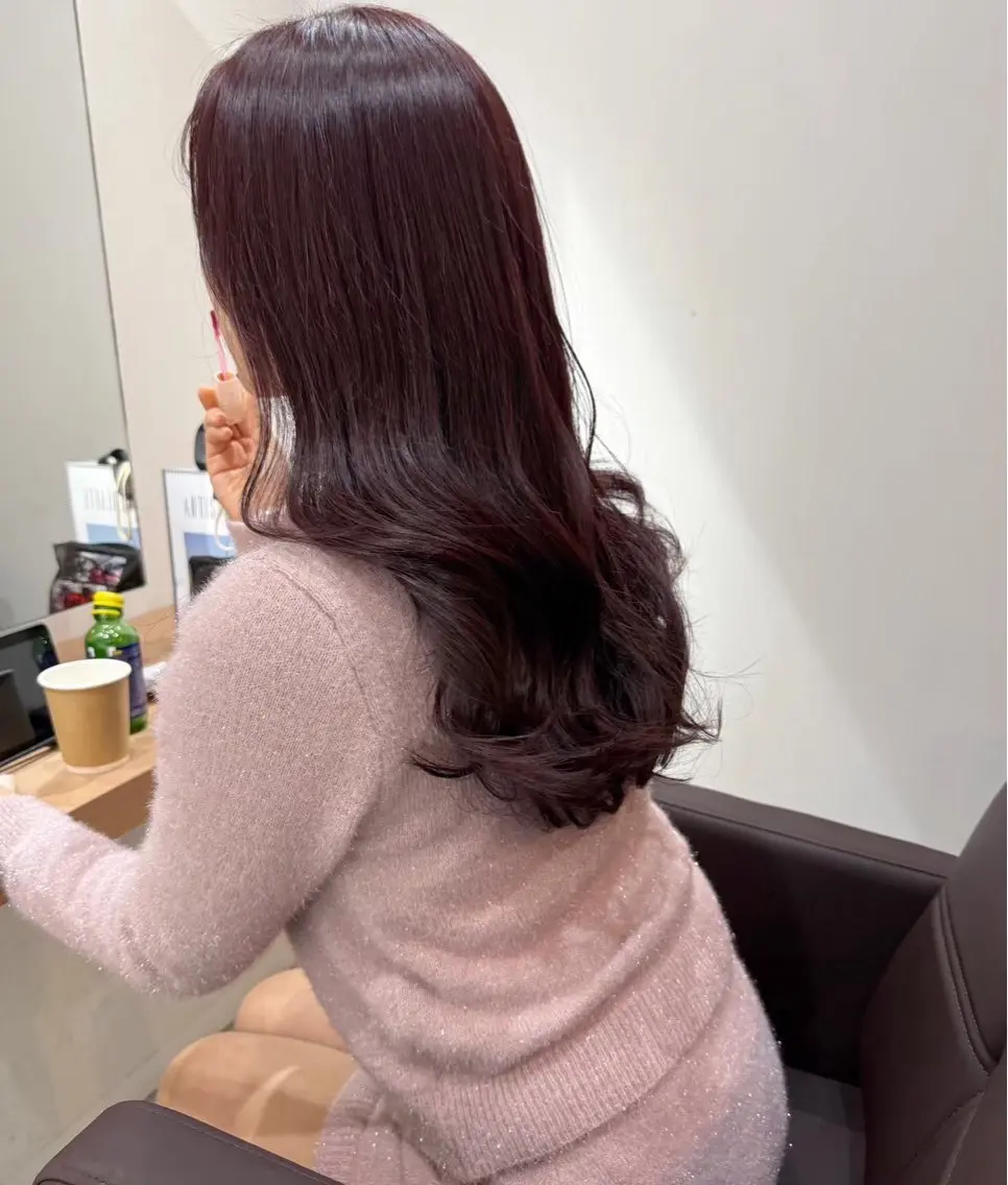 ロング カラー カット ヘアカラー トリートメント 🌬️attrait 髪質改善/個室サロンのヘアスタイル