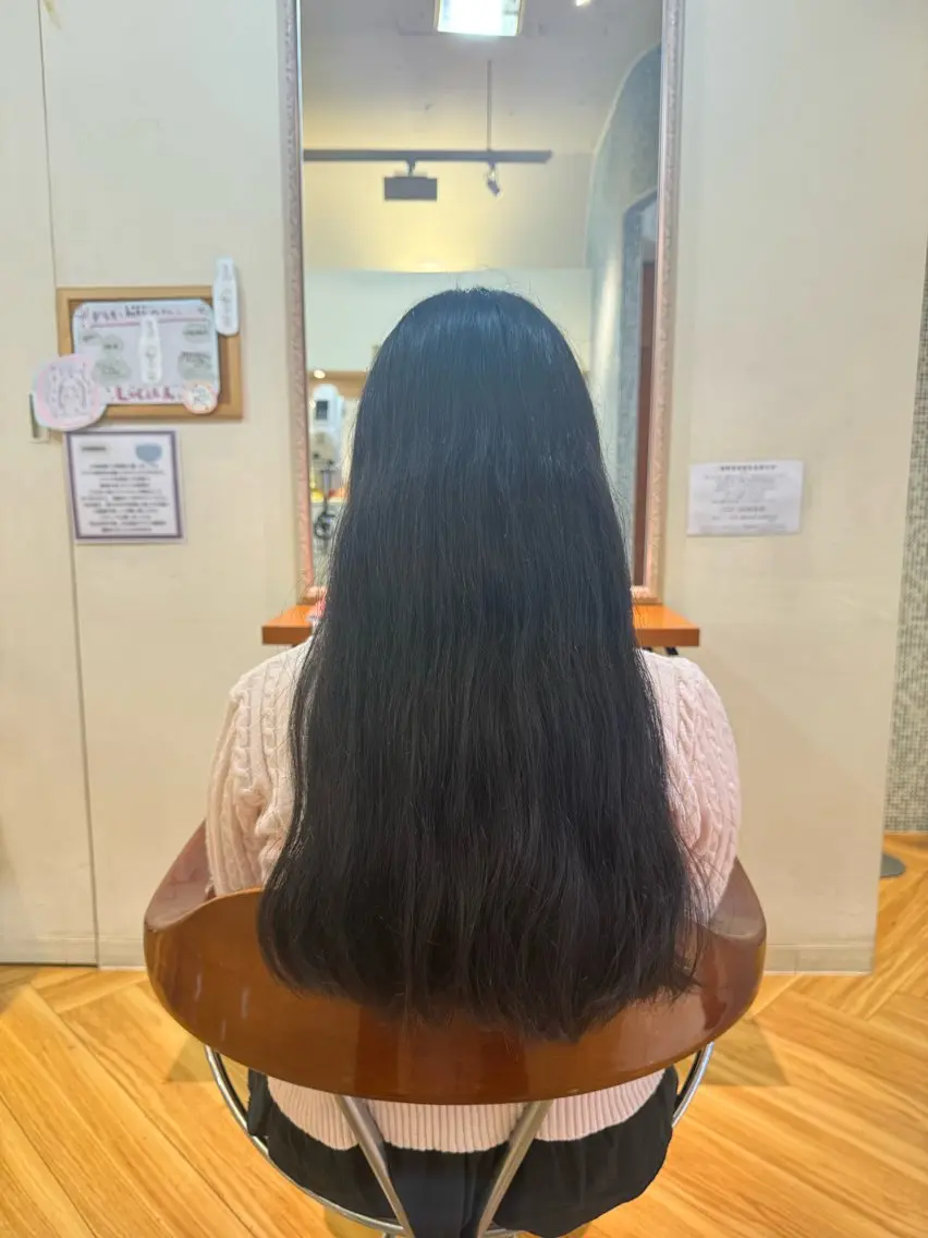 ロング カット 縮毛矯正 トリートメント 菊田将成 /髪質改善縮毛矯正のヘアスタイル