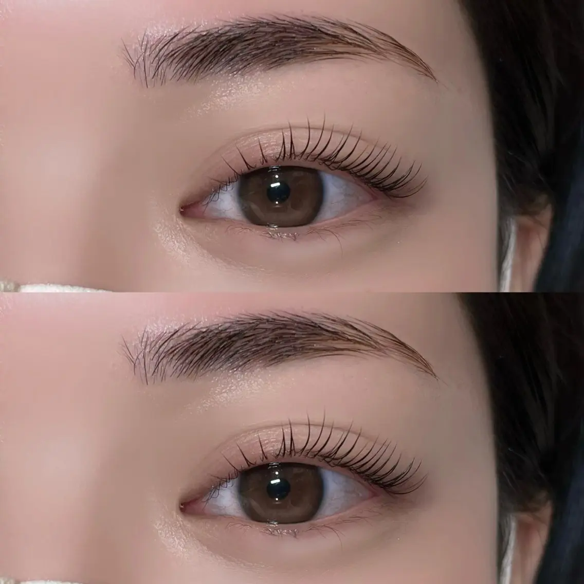 ⋆͛📢⋆上まつ毛パーマ+眉毛WAX🐈ᯓᡣ𐭩の写真