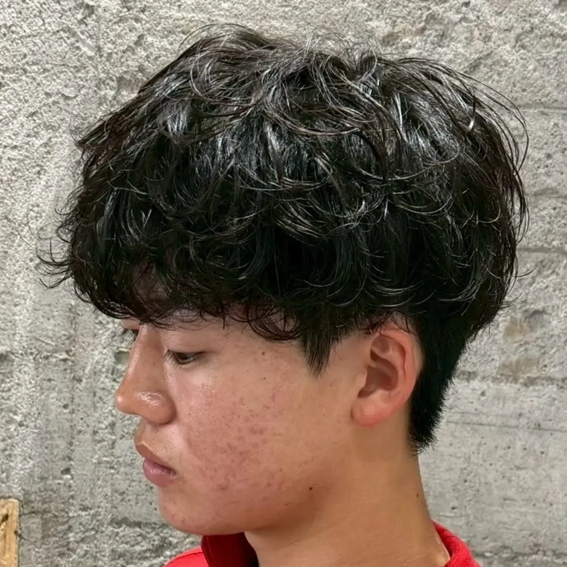 パーマ メンズ 【束感セット】 あおいのヘアスタイル