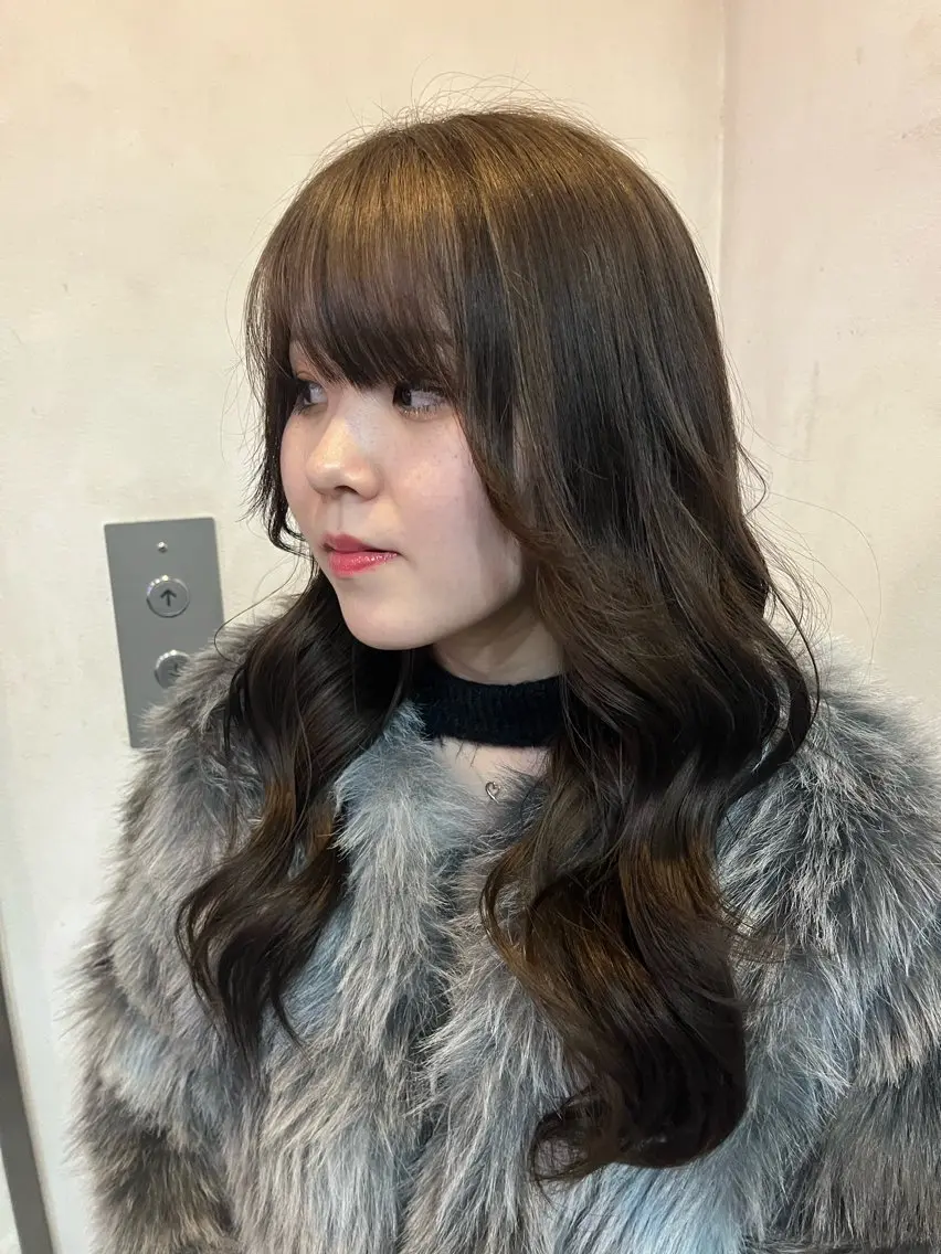 カラー ブラウンカラー 透明感カラー UMM daichi メンズパーマのヘアスタイル