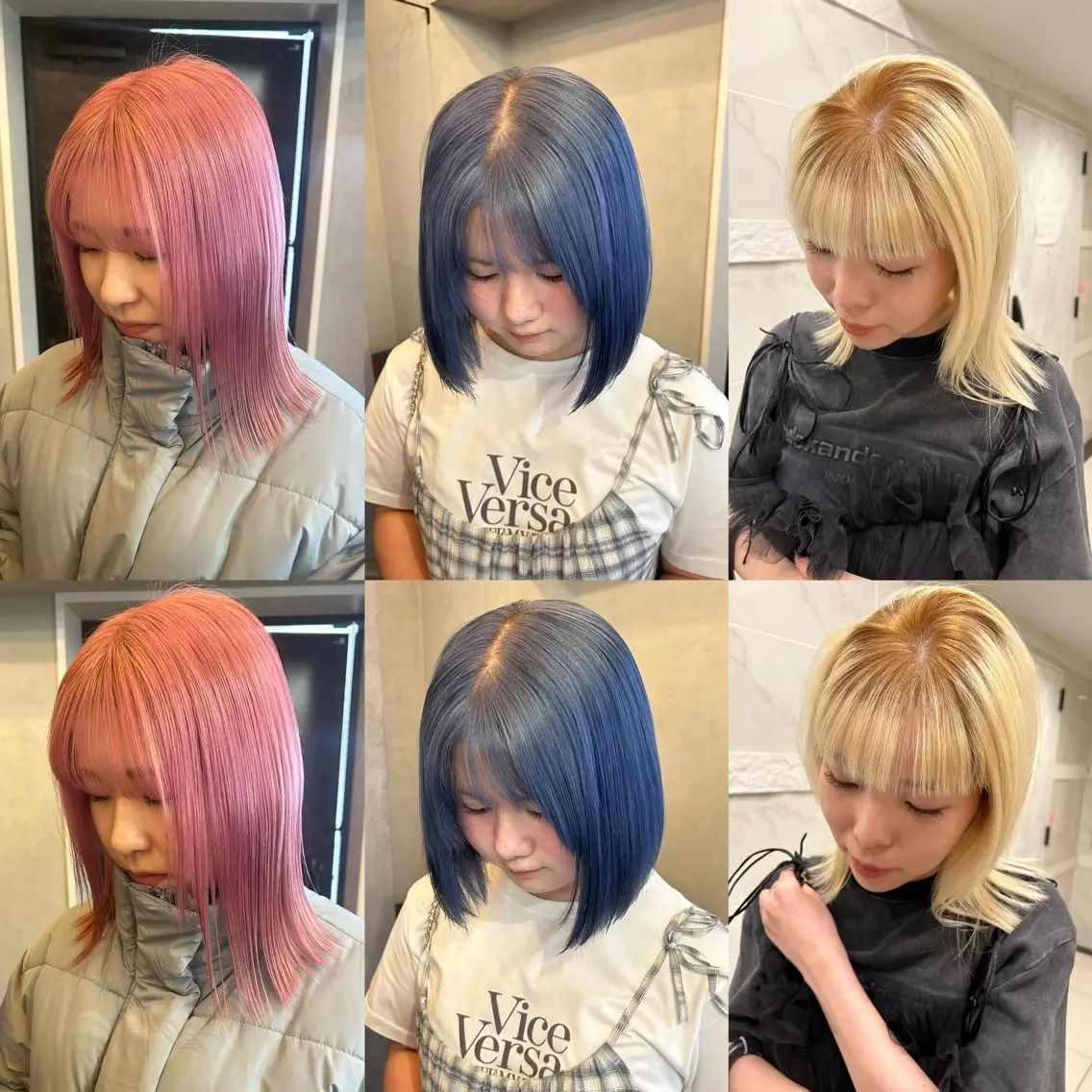 ロング カラー カット ヘアカラー トリートメント Haru/THREE …by velvetのヘアスタイル