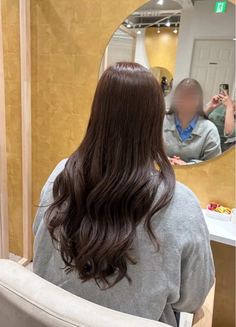 ロング カラー カット ヘアカラー トリートメント Zina北千住／ はるか🍄のヘアスタイル