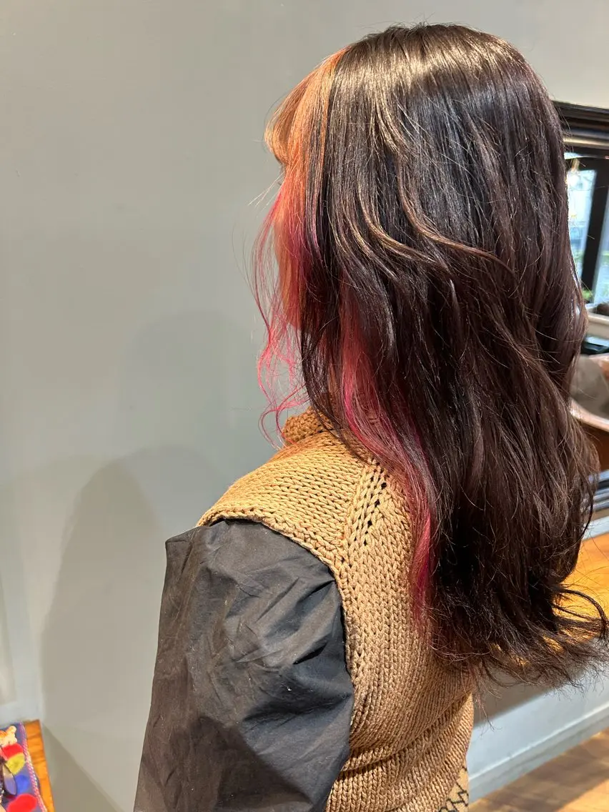 セミロング 樋富 優香のヘアスタイル