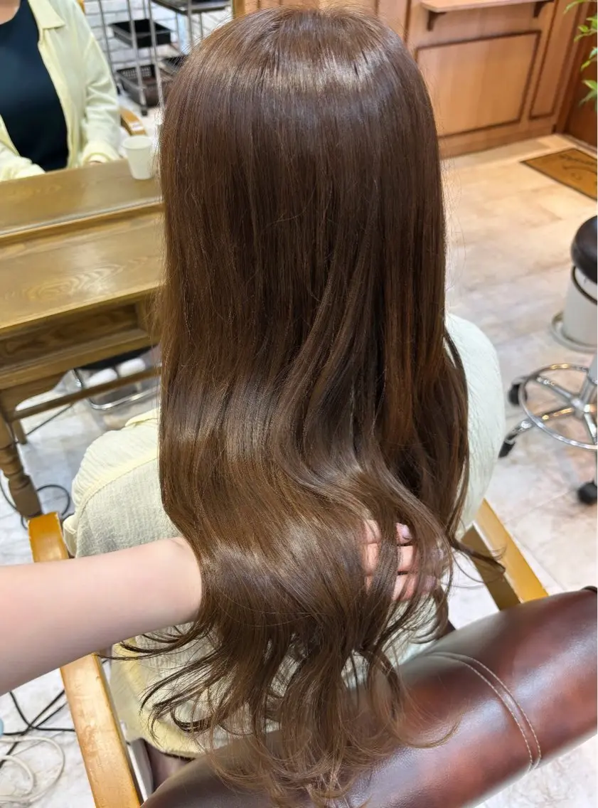 ロング カット ヘアカラー トリートメント 🪼艶カラー🪼 田口彩香のヘアスタイル