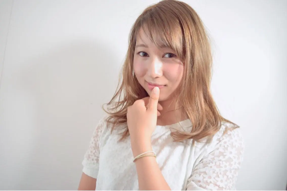 ミディアム セミロング ロング カラー パーマ 高橋 隆一のヘアスタイル