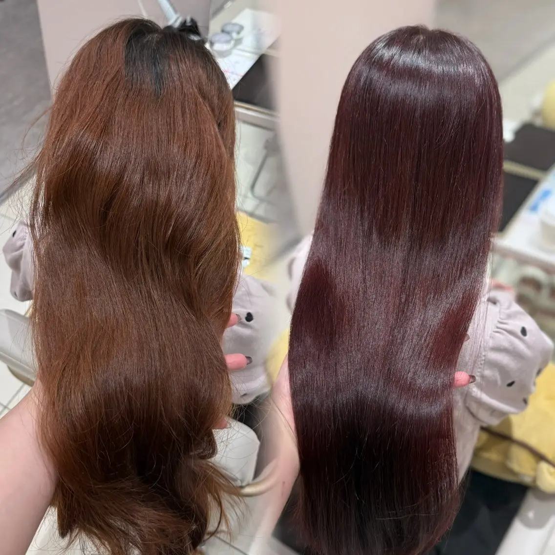 ロング カラー カット トリートメント 内田 志乃のヘアスタイル