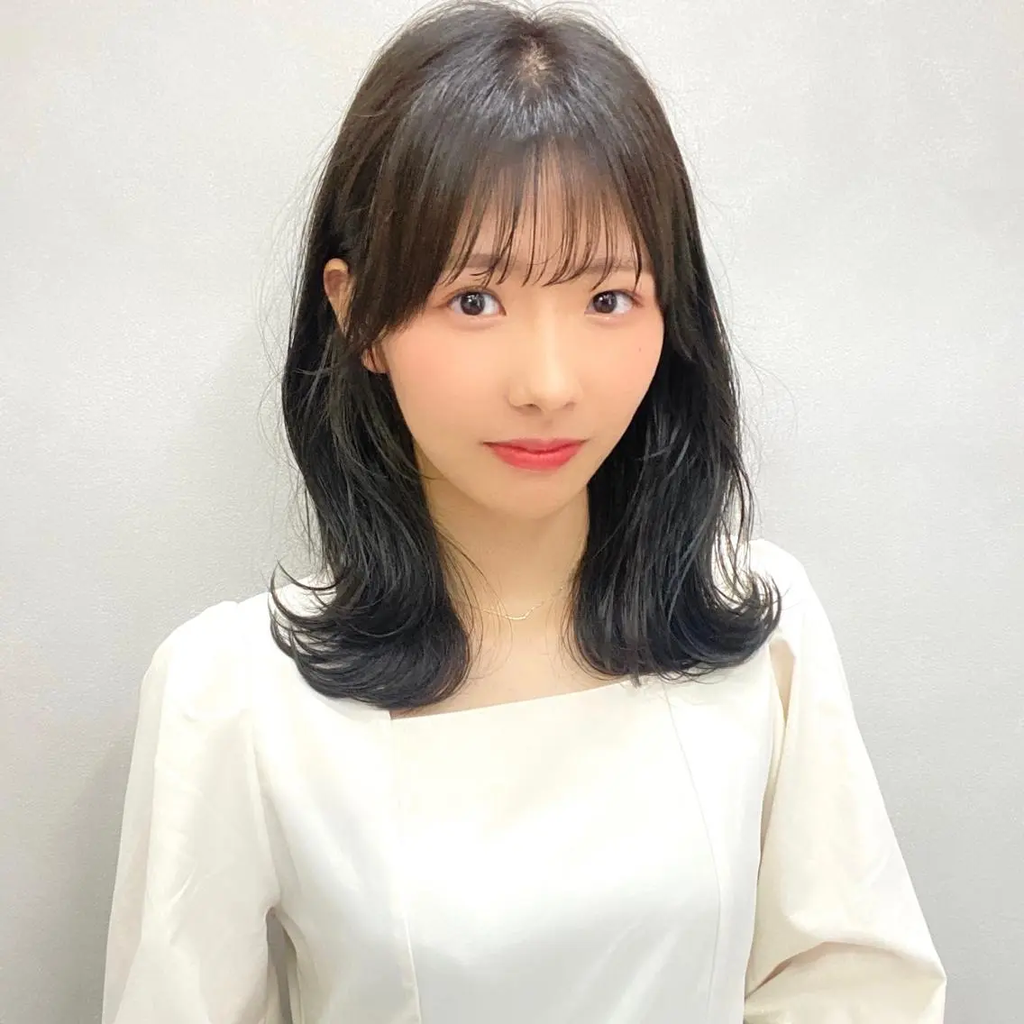 ミディアム 似合わせカット てーと /レイヤーカットのヘアスタイル