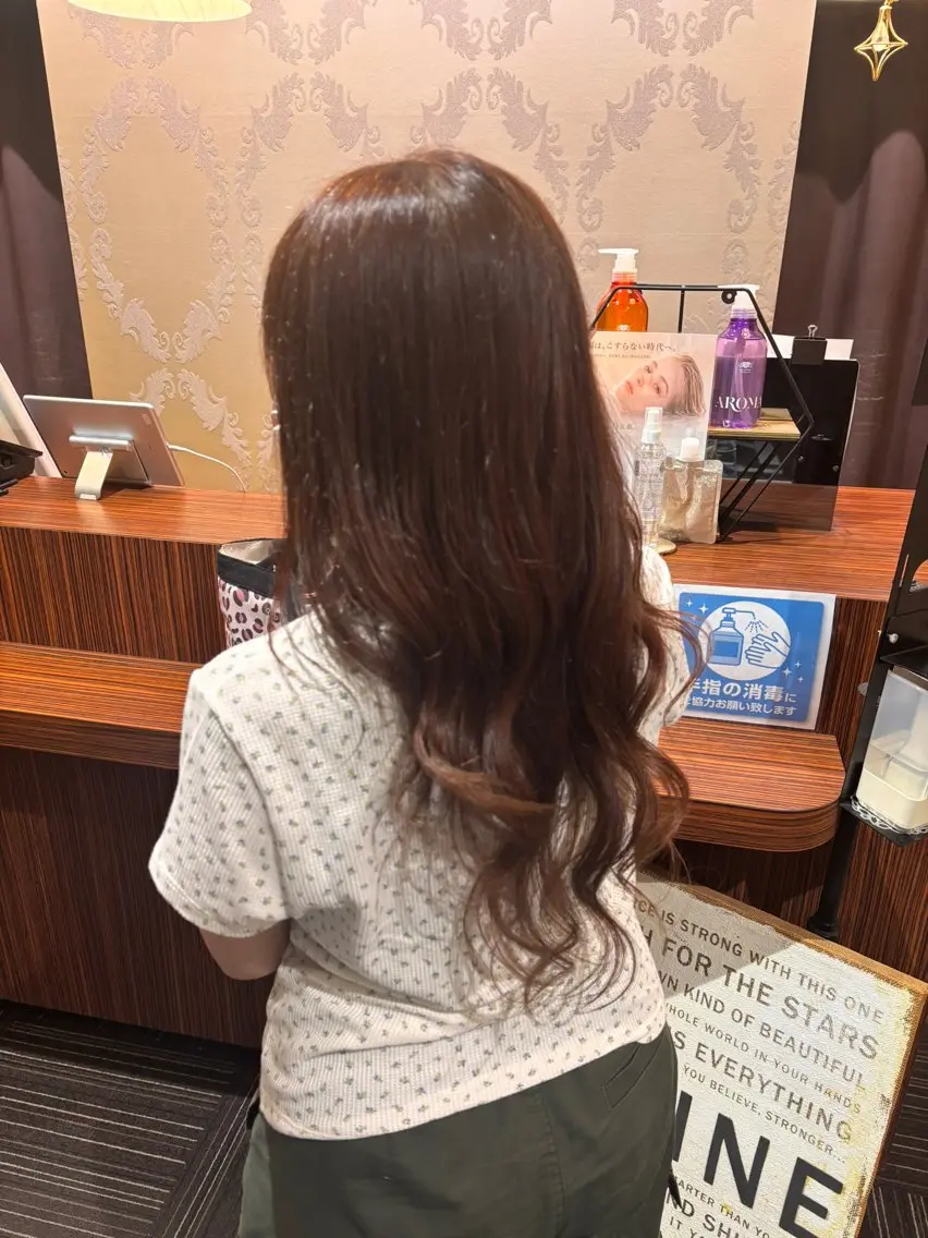 ロング カラー ヘアカラー トリートメント 高橋 佳那のヘアスタイル