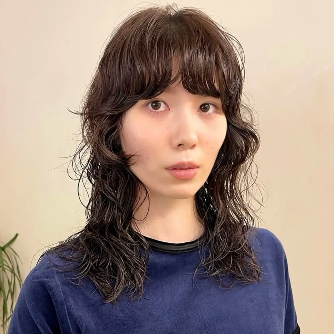 パーマ ウルフカット パーマ 銀座骨格診断ショート /パーマ/amiのヘアスタイル