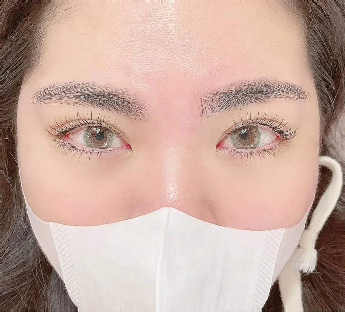マツエク・マツパ 一重×まつ毛パーマ マツパ 吉野 京子のマツエク・マツパデザイン