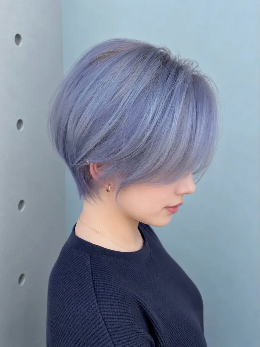 ショート カラー ヘアカラー トリートメント 池袋/カラー特化🎨 ロング料金なし🩵のヘアスタイル