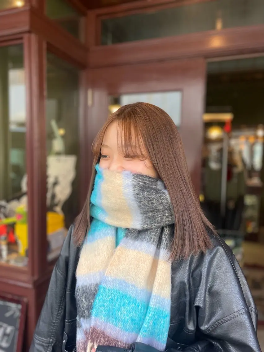 ミディアム カラー カット ヘアカラー トリートメント PATH-hair. storeのヘアスタイル