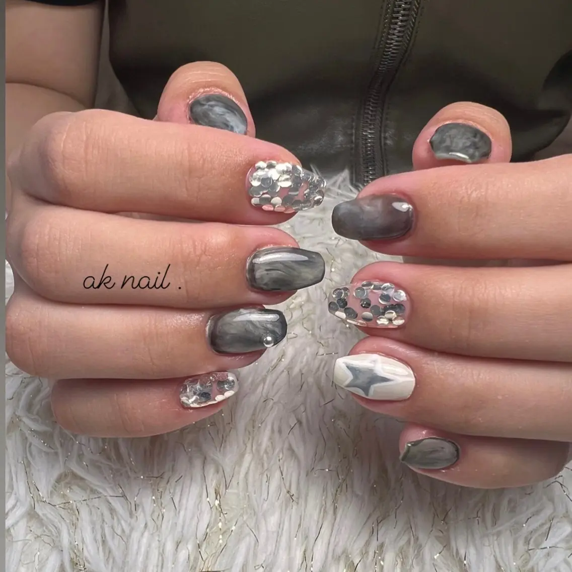 ネイル ハンドネイル ak nail .のネイルデザイン