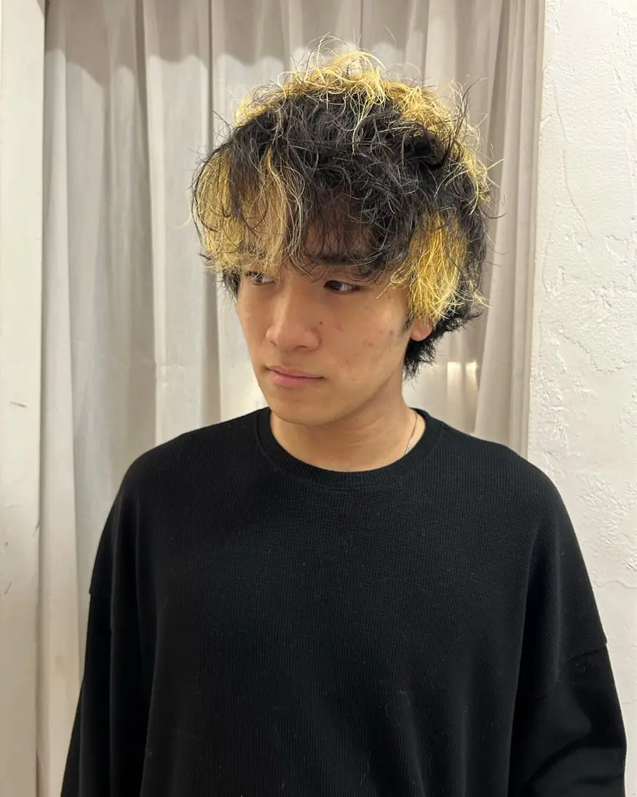 ショート カラー ヘアカラー トリートメント ケアパーマ/ケアブリ ーチdaisukeのヘアスタイル